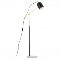 Mercator-Blair Task Floor Lamp - Black/White/Gold